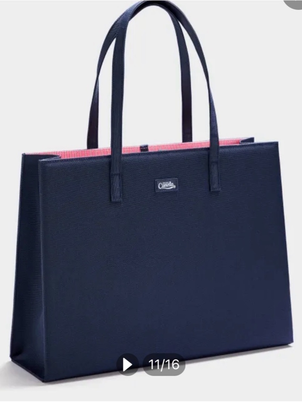 Classic Navy Tote Bag for Work